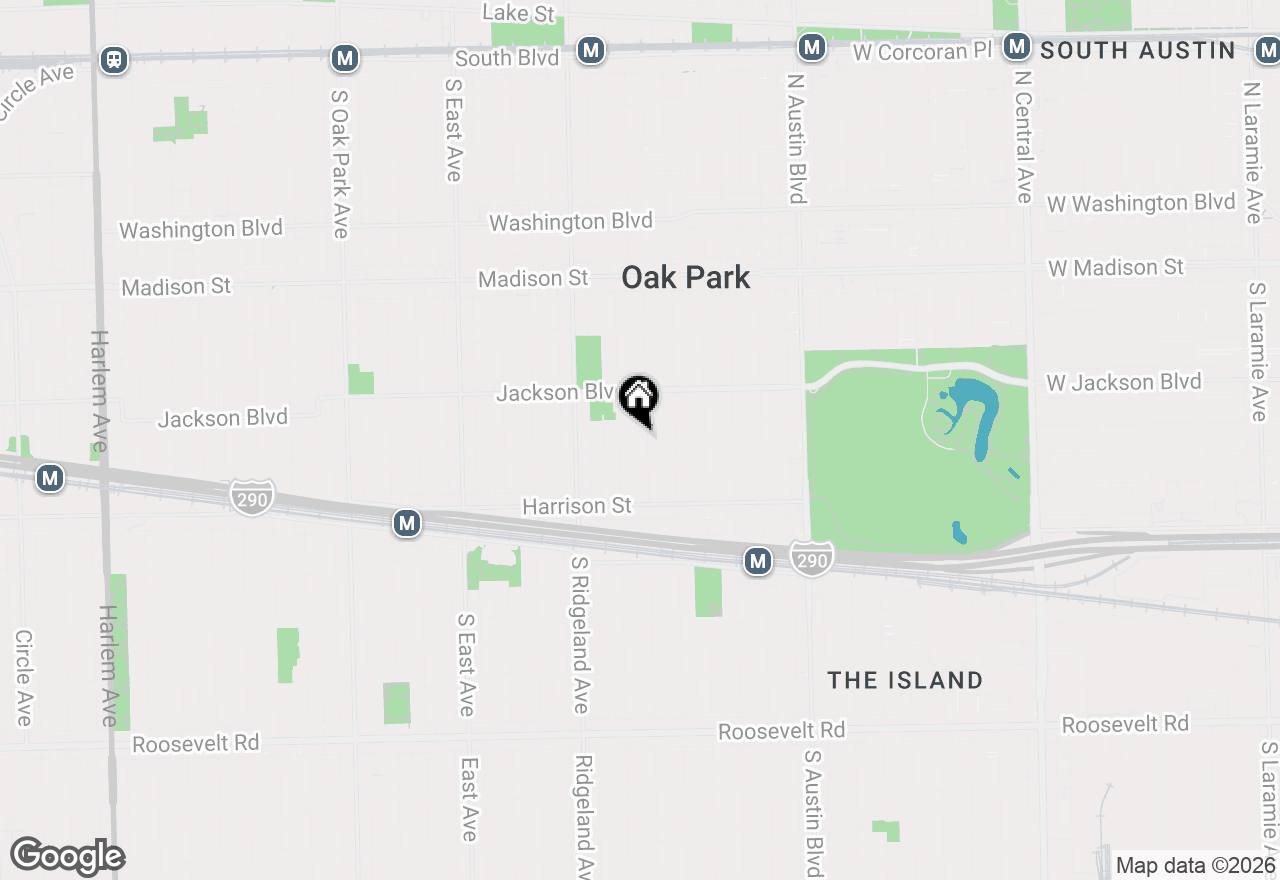 Map of 742 Highland Avenue, Oak Park, IL 60304