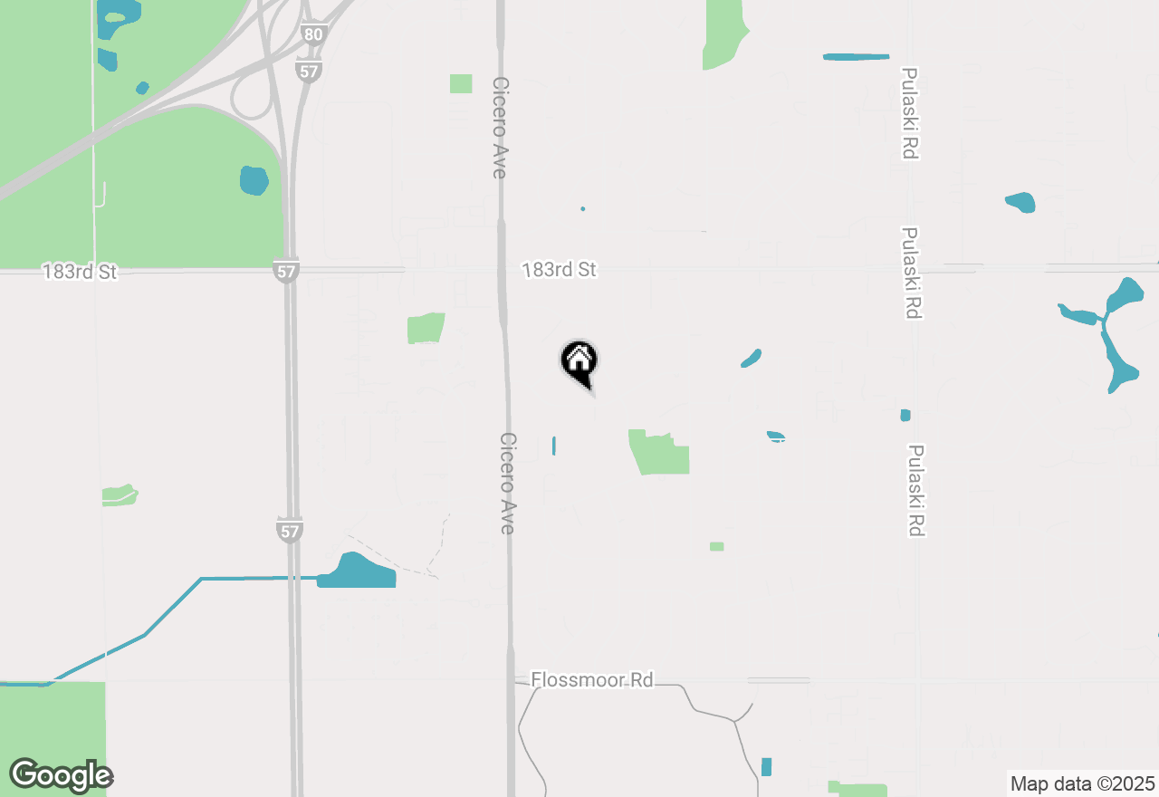 Map of 4640 185th Place, Country Club Hills, IL 60478