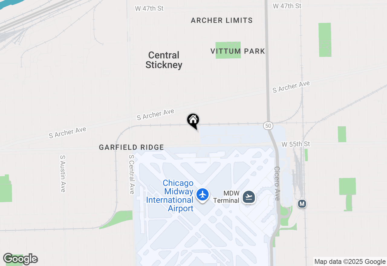 Map of 5415 S Latrobe Avenue, Chicago, IL 60638