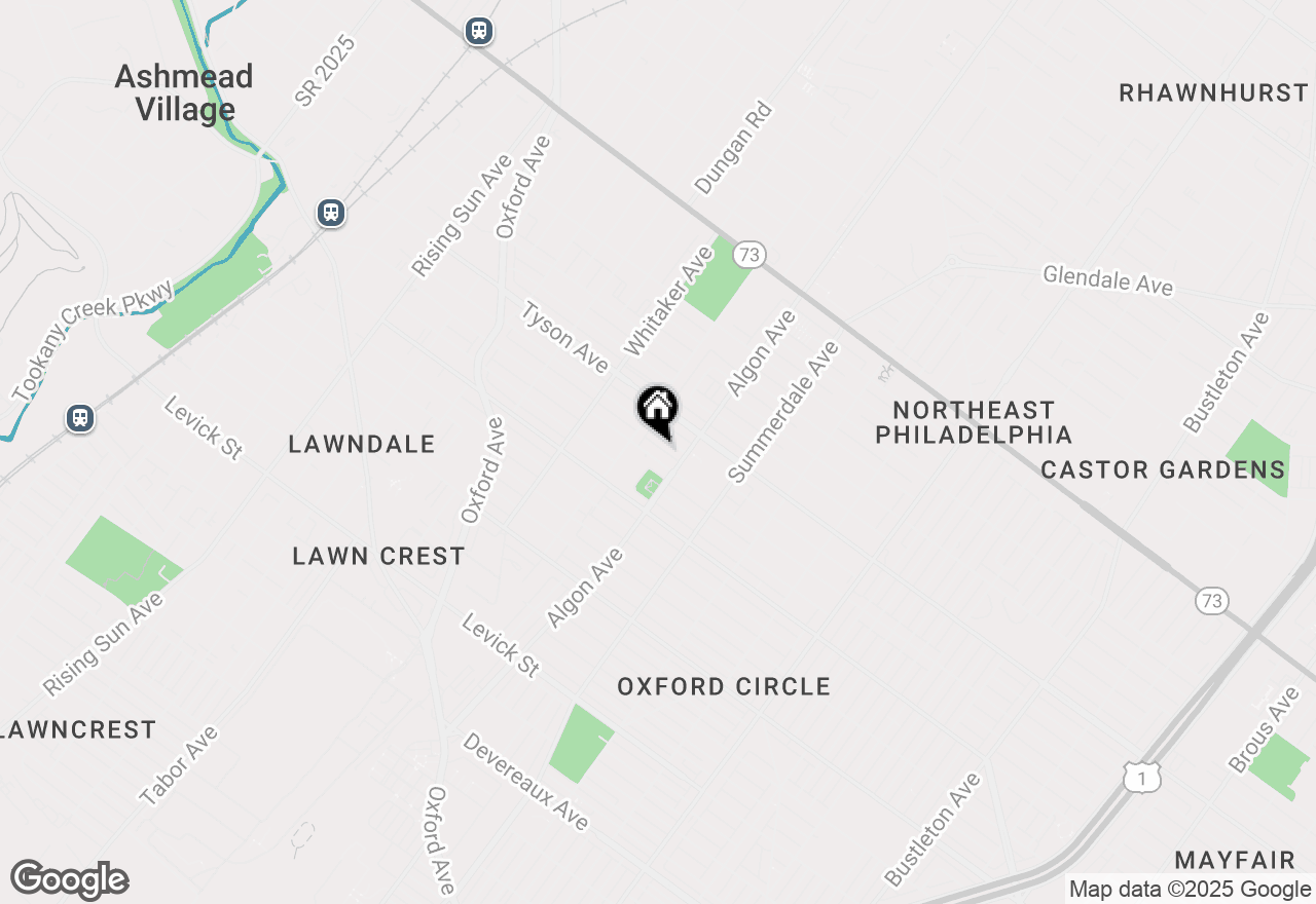 Map of 1027 Longshore Avenue, Philadelphia, PA 19111