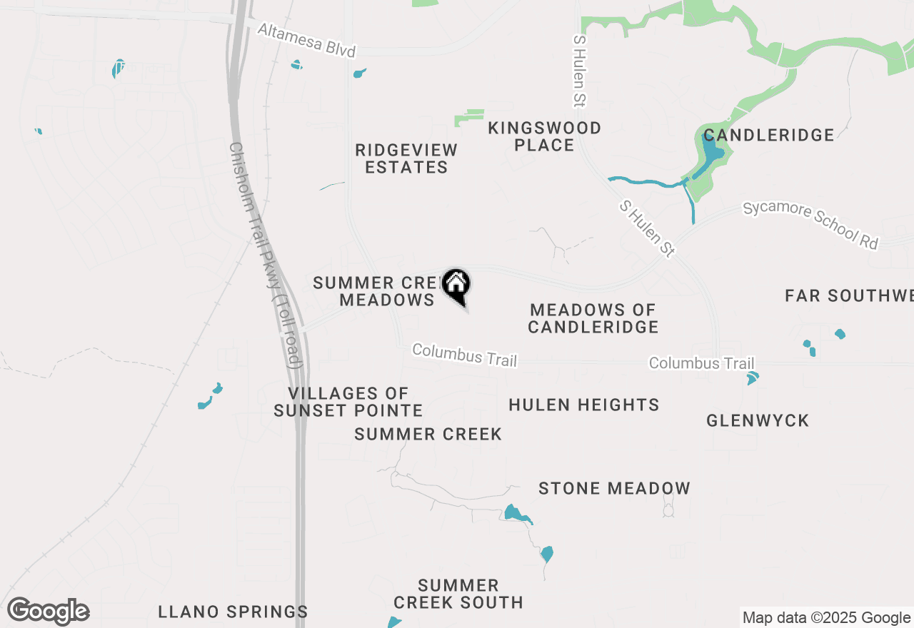 Map of 7744 Grassland Drive, Fort Worth, TX 76133