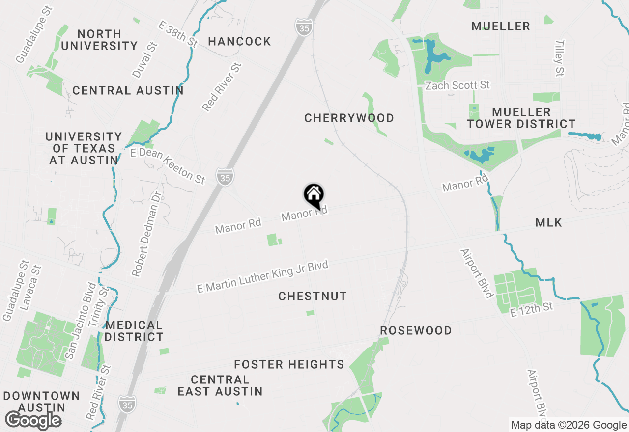 Map of 2401 Manor Rd #124, Austin, TX 78722