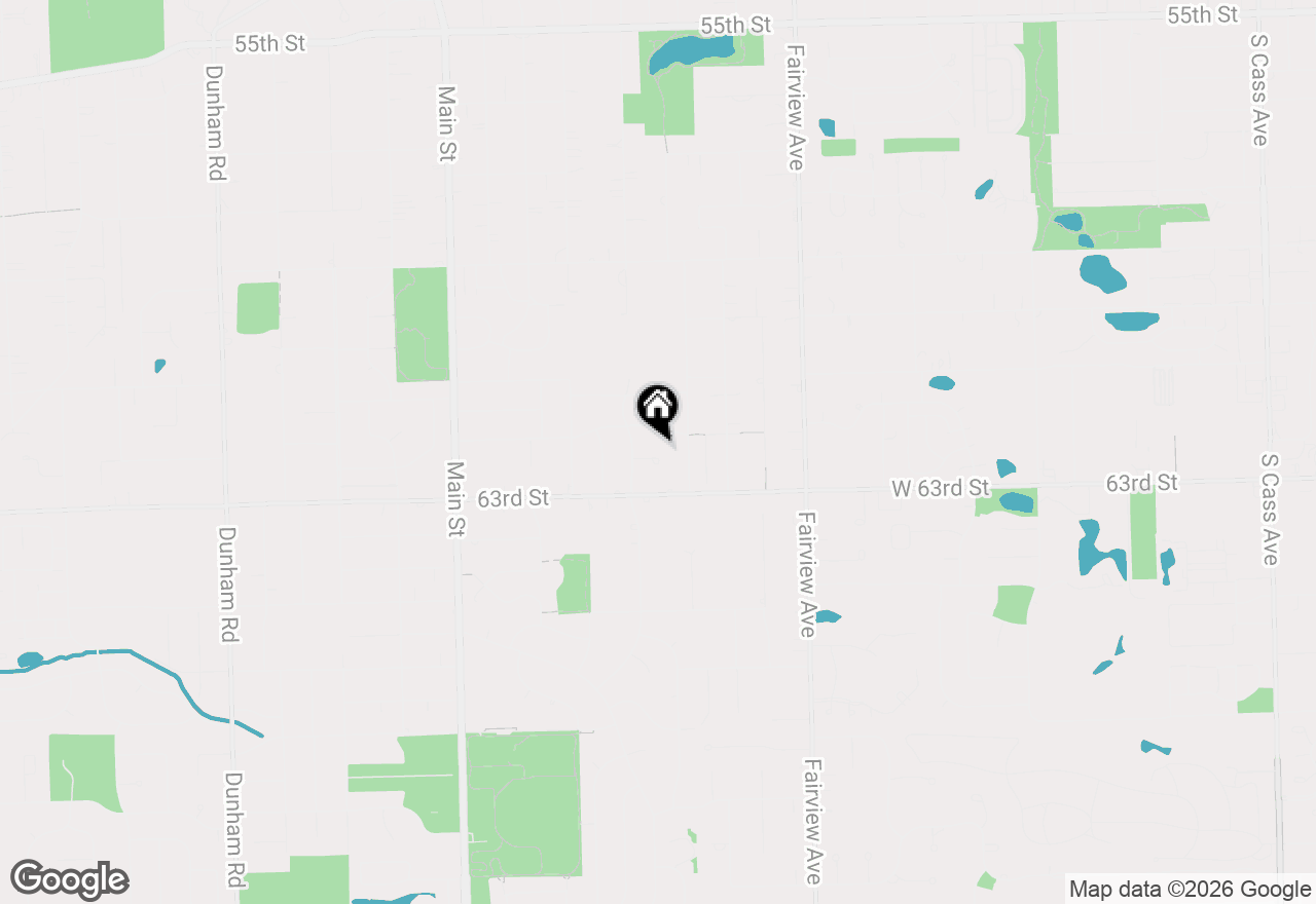 Map of 648 62nd Court, Downers Grove, IL 60516
