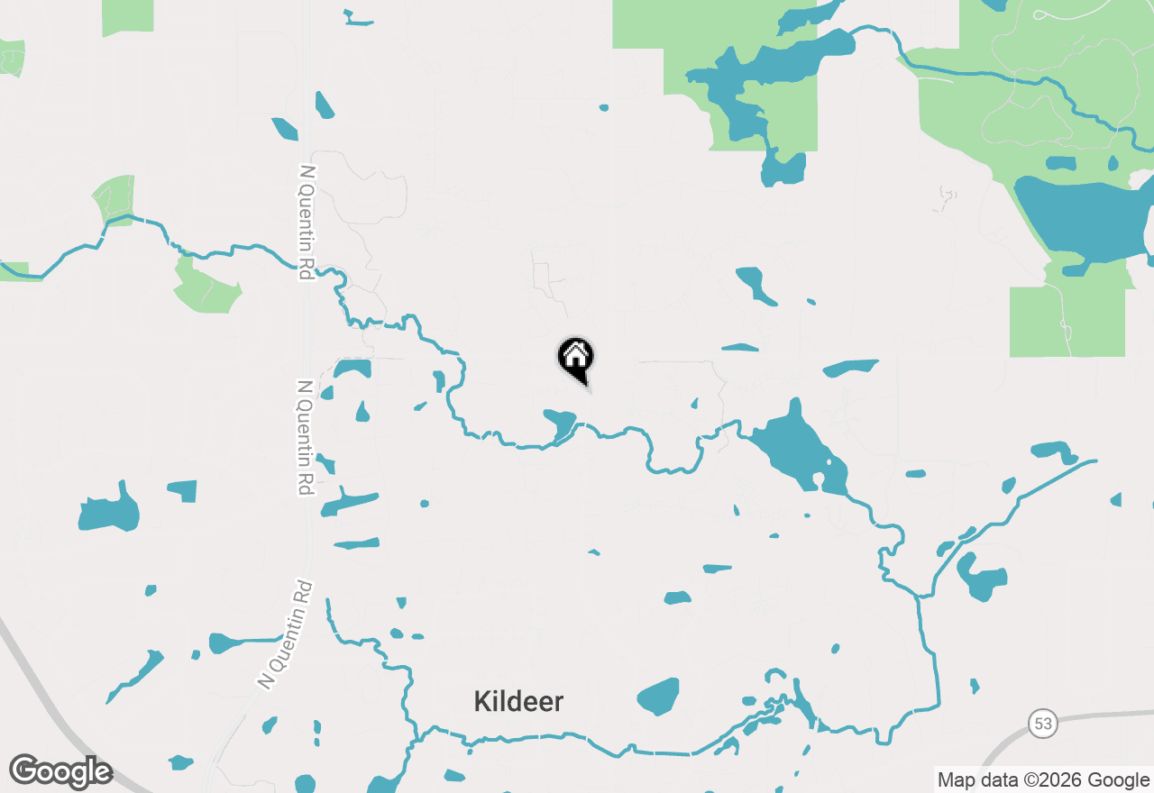 Map of 21884 N Andover Road, Kildeer, IL 60047