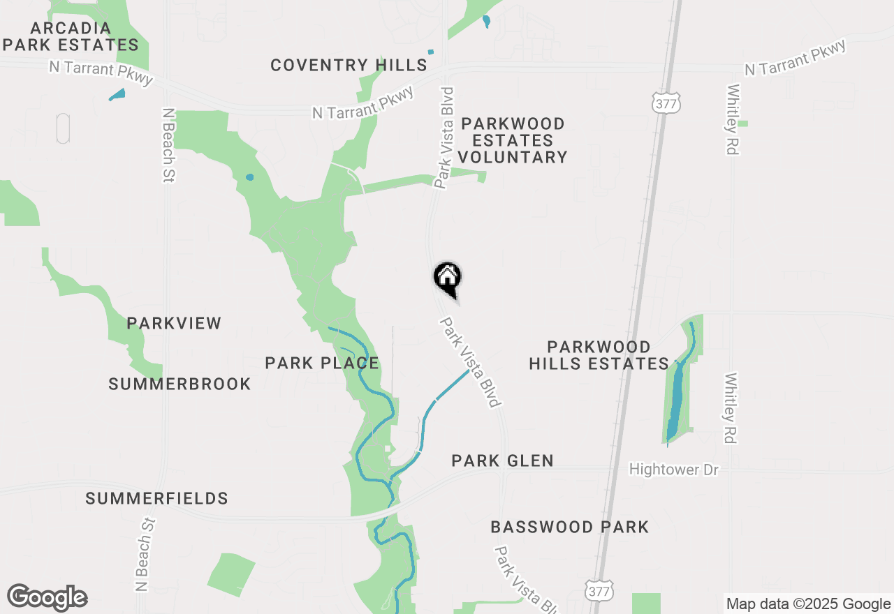Map of 5401 Glen Canyon Road, Fort Worth, TX 76137