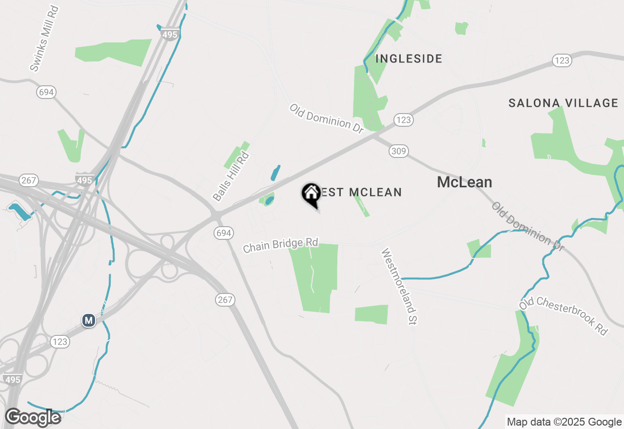 Map of 1451 Wasp Lane, Mclean, VA 22101