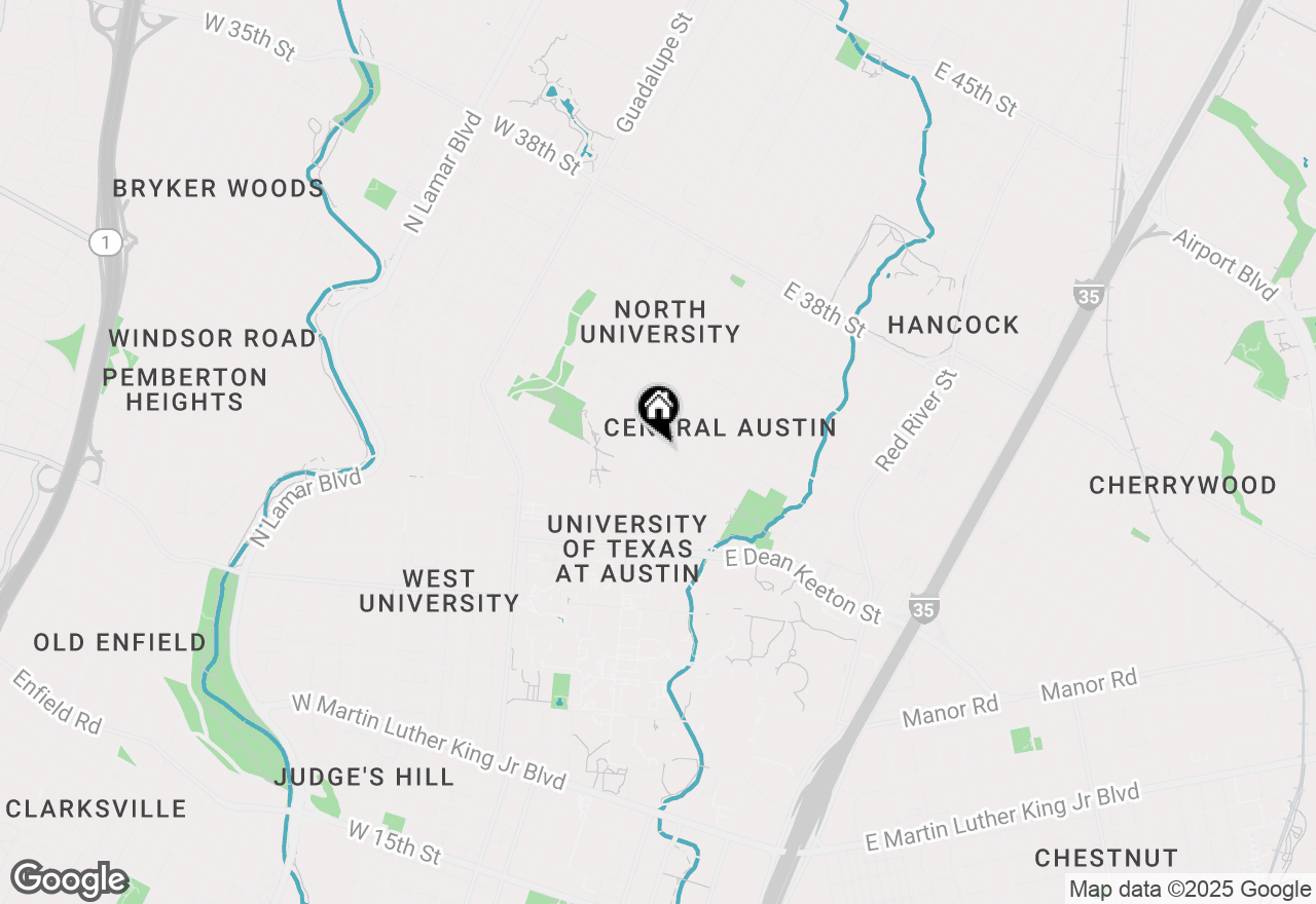 Map of 304 E 30th St #1, Austin, TX 78705