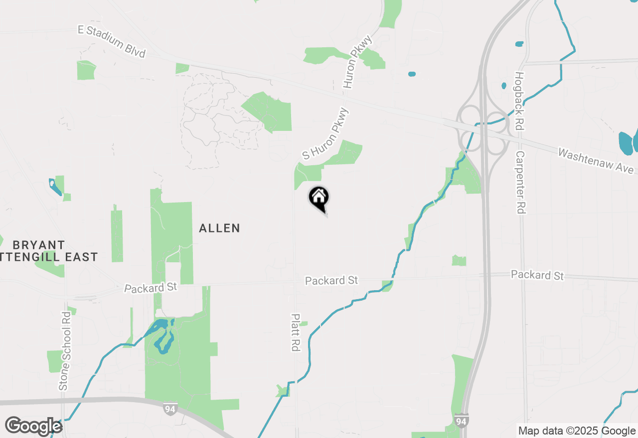 Map of 2644 Maplewood Avenue, Ann Arbor, MI 48104