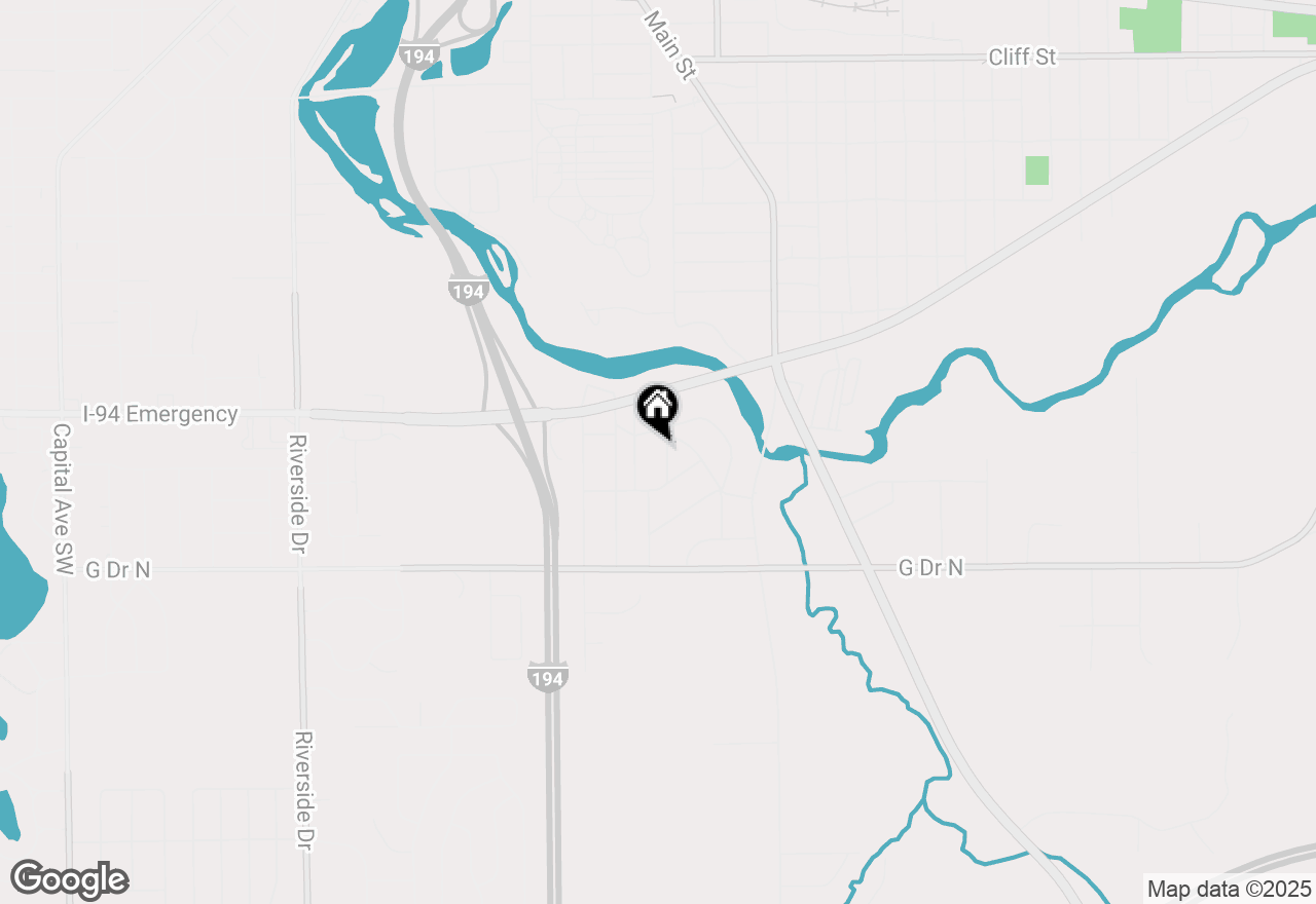 Map of 130 Woodway Avenue, Battle Creek, MI 49014