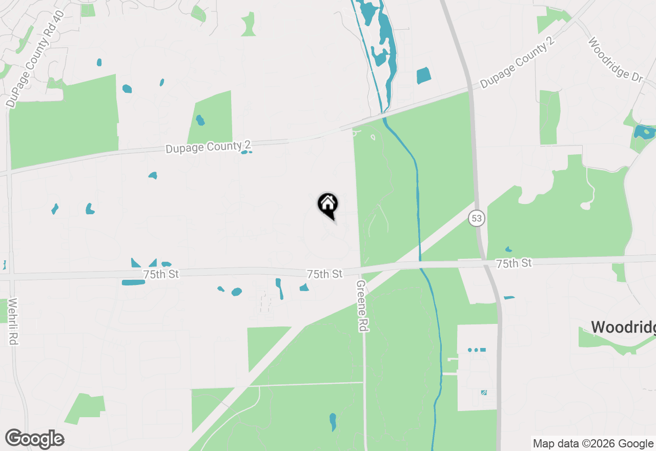 Map of 8S230 Hampton Circle, Naperville, IL 60540