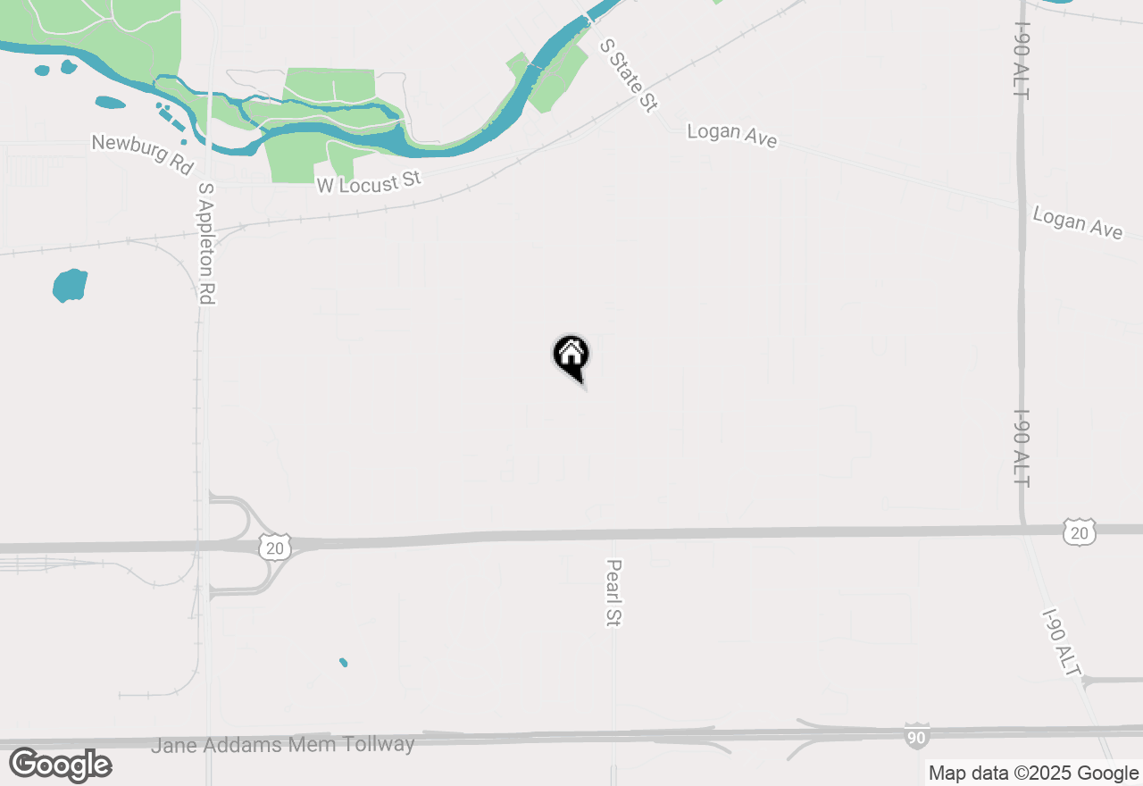 Map of 1415 Union Avenue, Belvidere, IL 61008