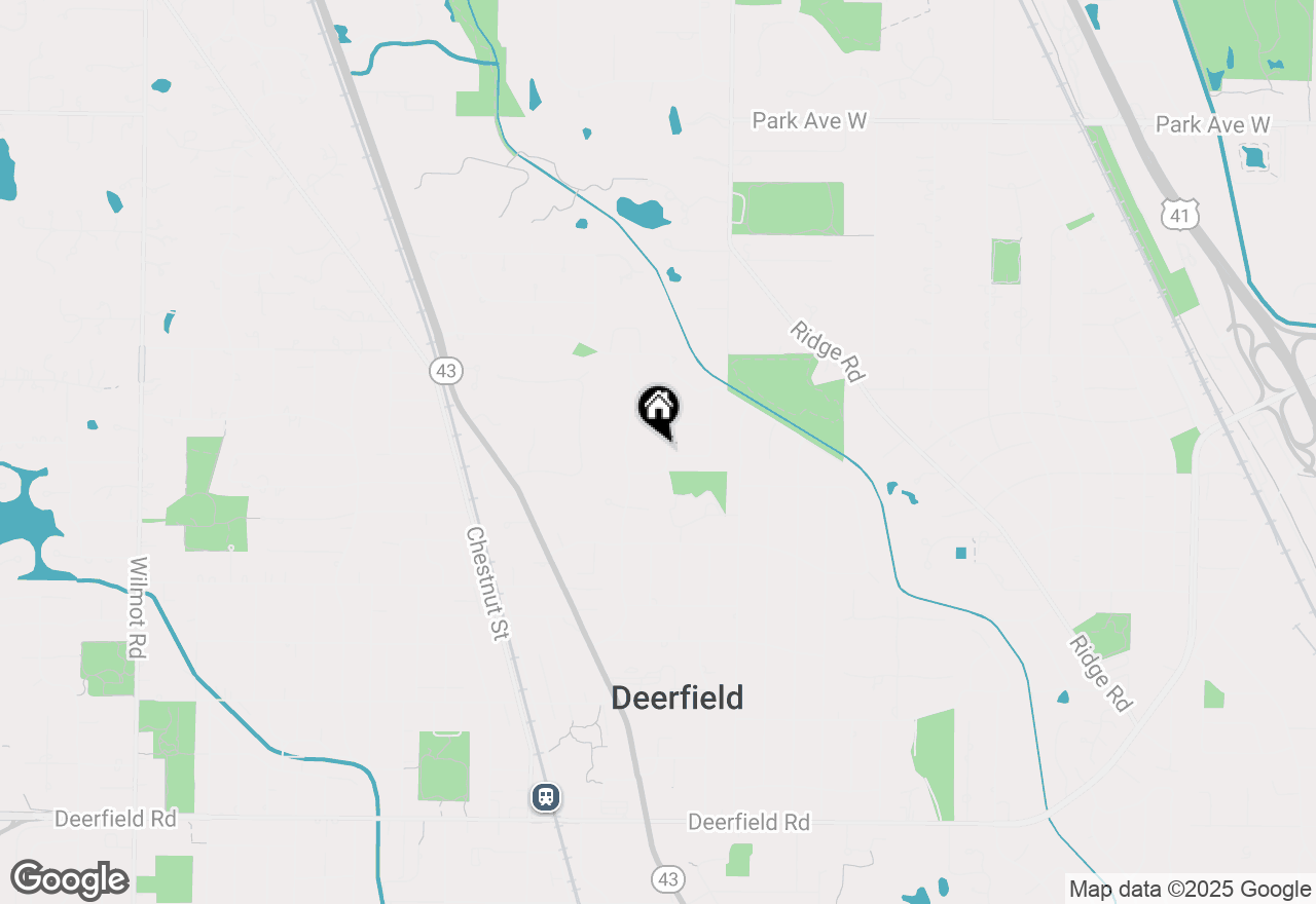 Map of 1420 Windcrest Road, Deerfield, IL 60015