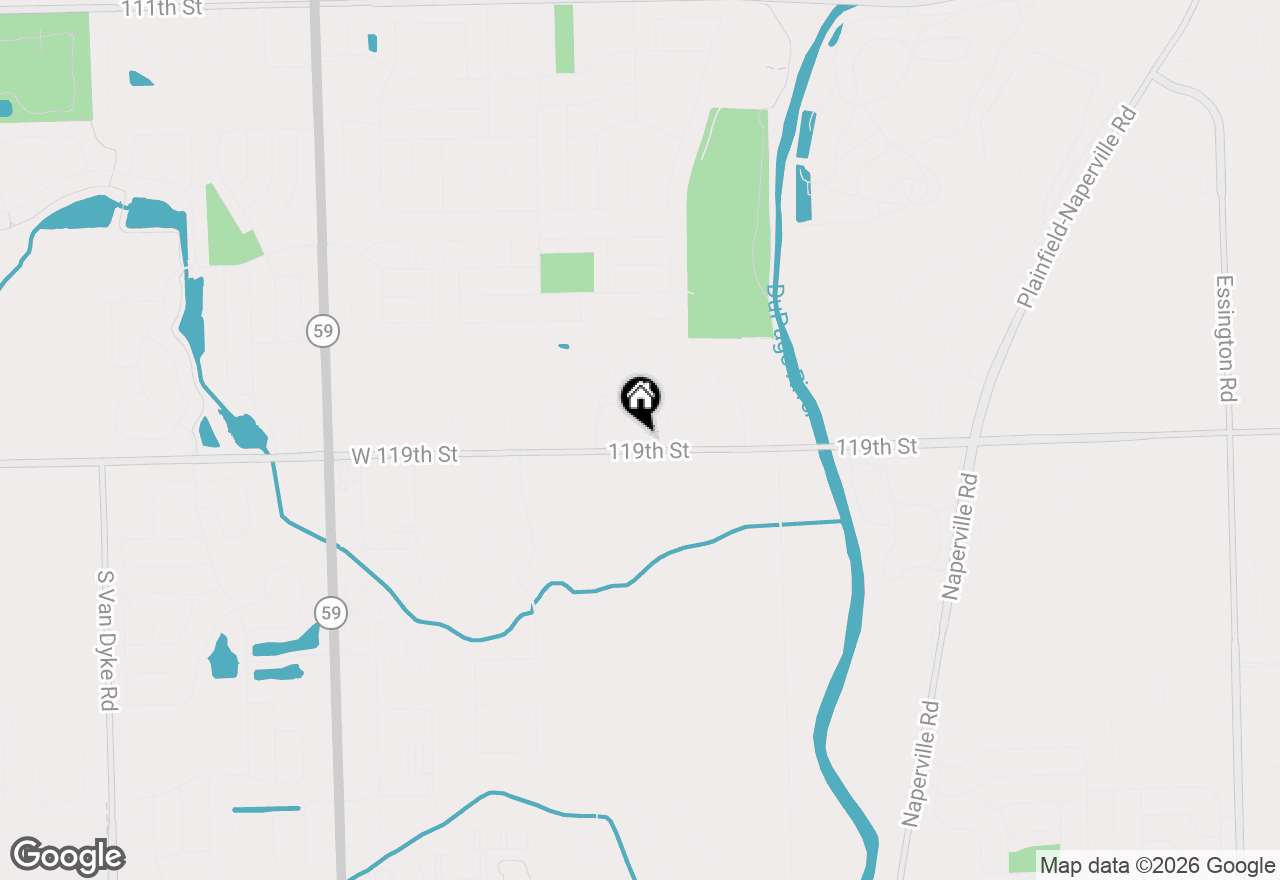 Map of 2265 Horseshoe Circle, Naperville, IL 60564