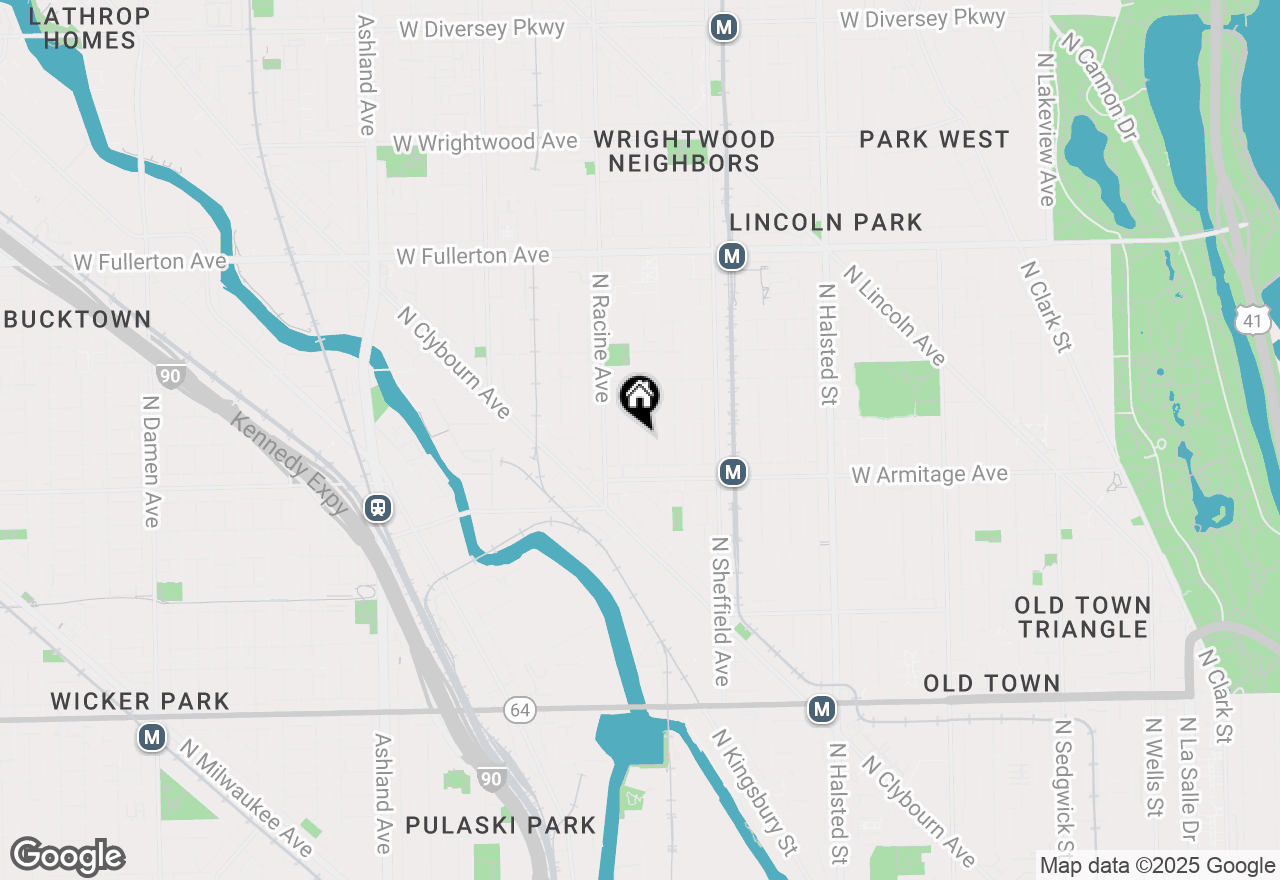 Map of 2043 N Clifton Avenue, Chicago, IL 60614