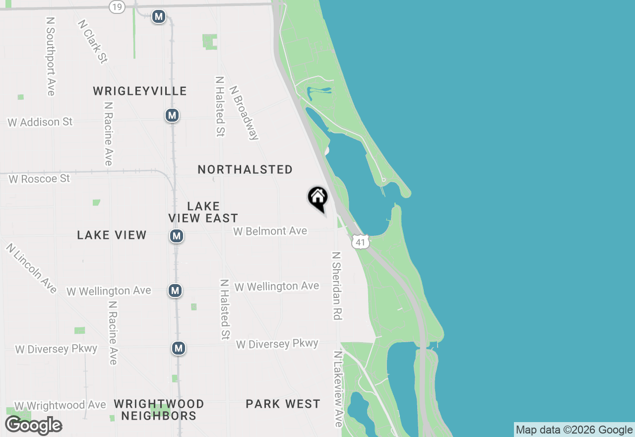 Map of 441 W Melrose Street #3C, Chicago, IL 60657