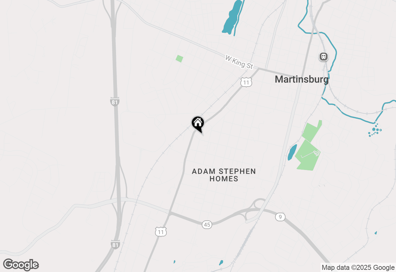 Map of 502 Berry Street, Martinsburg, WV 25401