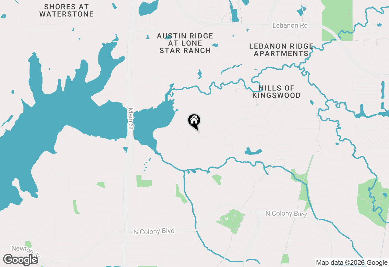 Map of 1080 Courtland Drive, Frisco, TX 75034
