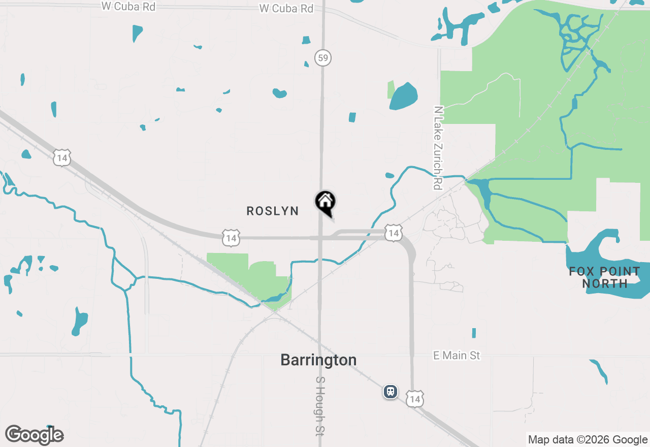 Map of 612 Sycamore Road, Barrington, IL 60010