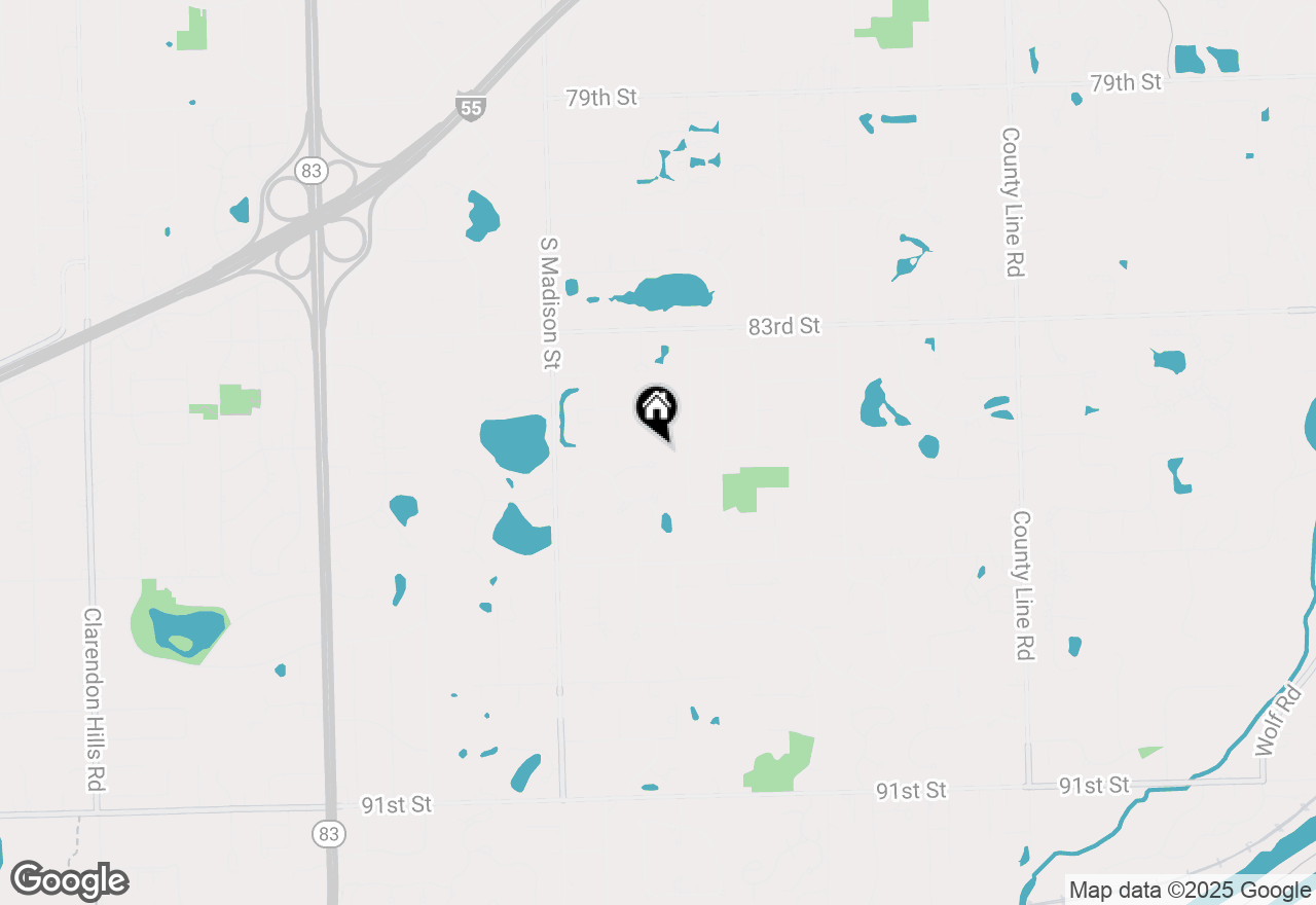 Map of 7 Shiloh Court, Burr Ridge, IL 60527