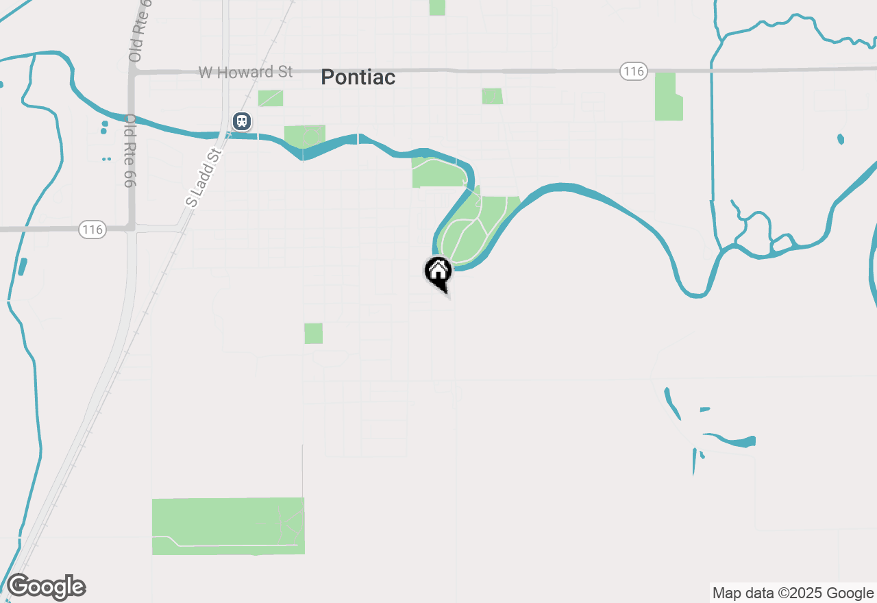 Map of 712 S Walnut Street, Pontiac, IL 61764