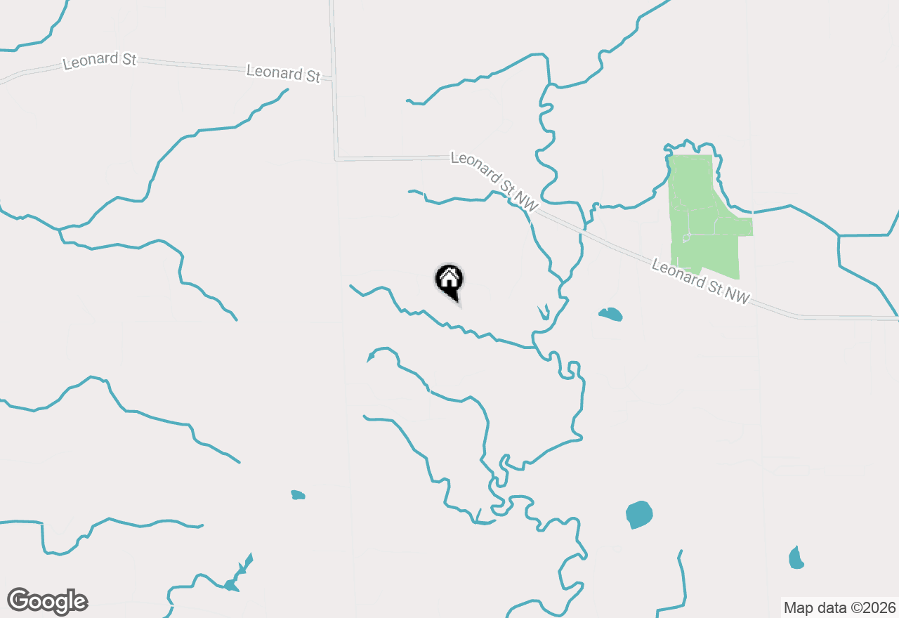 Map of 2130 Canterbury Lane, Marne, MI 49435