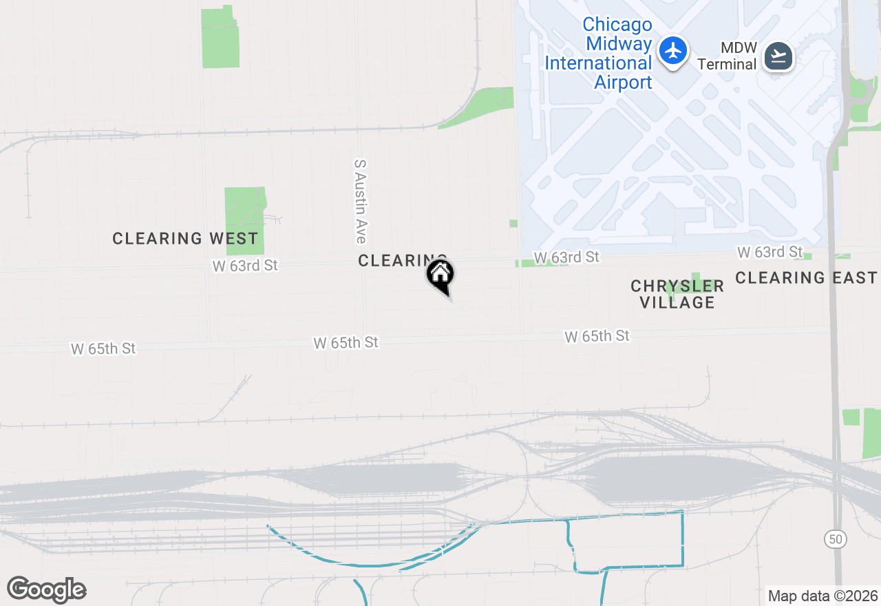Map of 5801 W 64th Street, Chicago, IL 60638