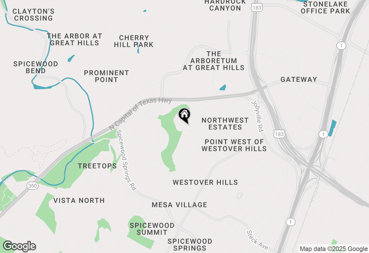 Map of 4505 Mountain Path Dr, Austin, TX 78759