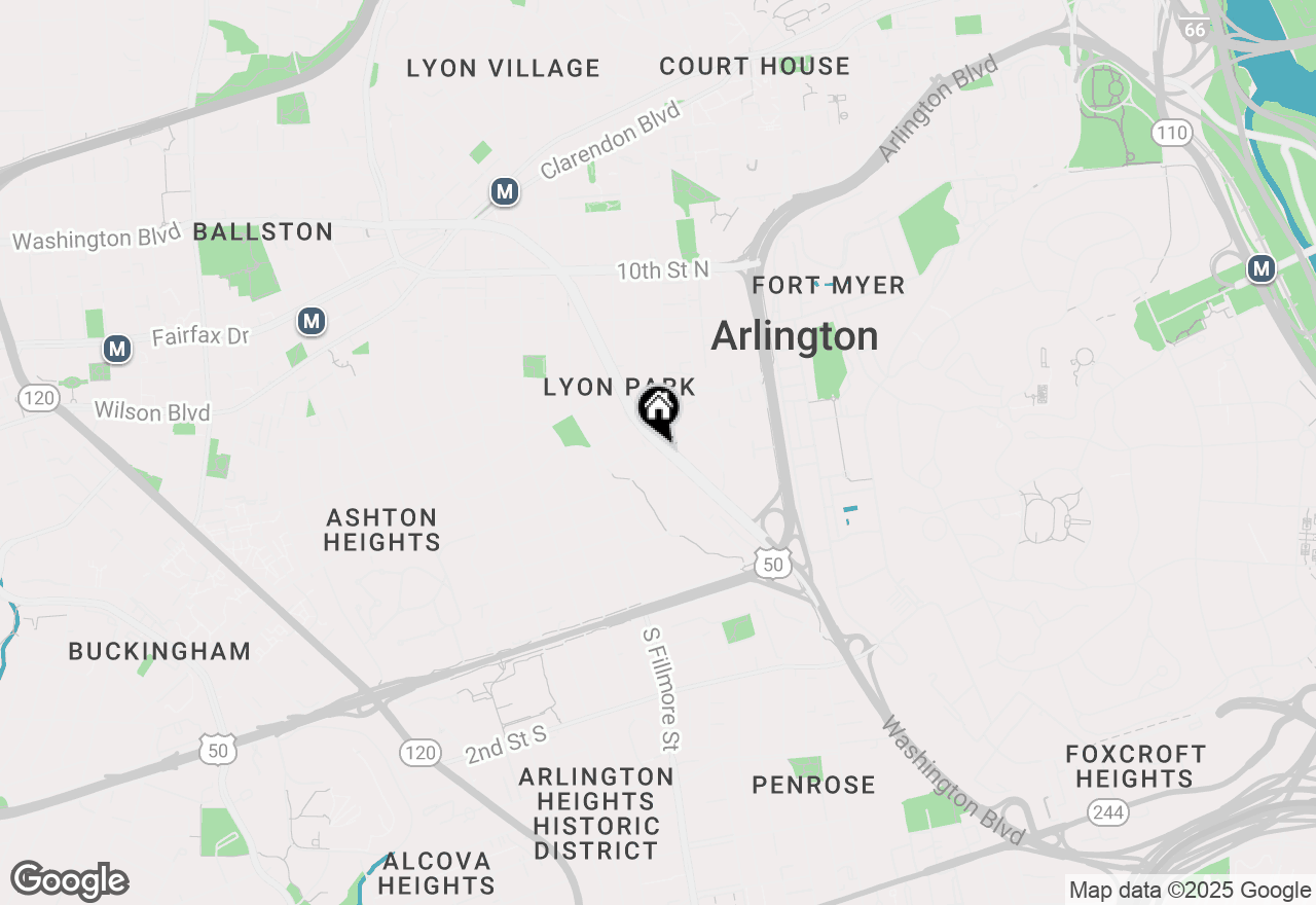 Map of 2600 3rd Street N, Arlington, VA 22201