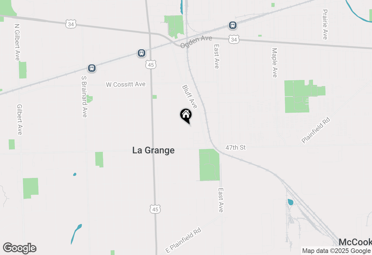 Map of 340 9th Avenue, La Grange, IL 60525