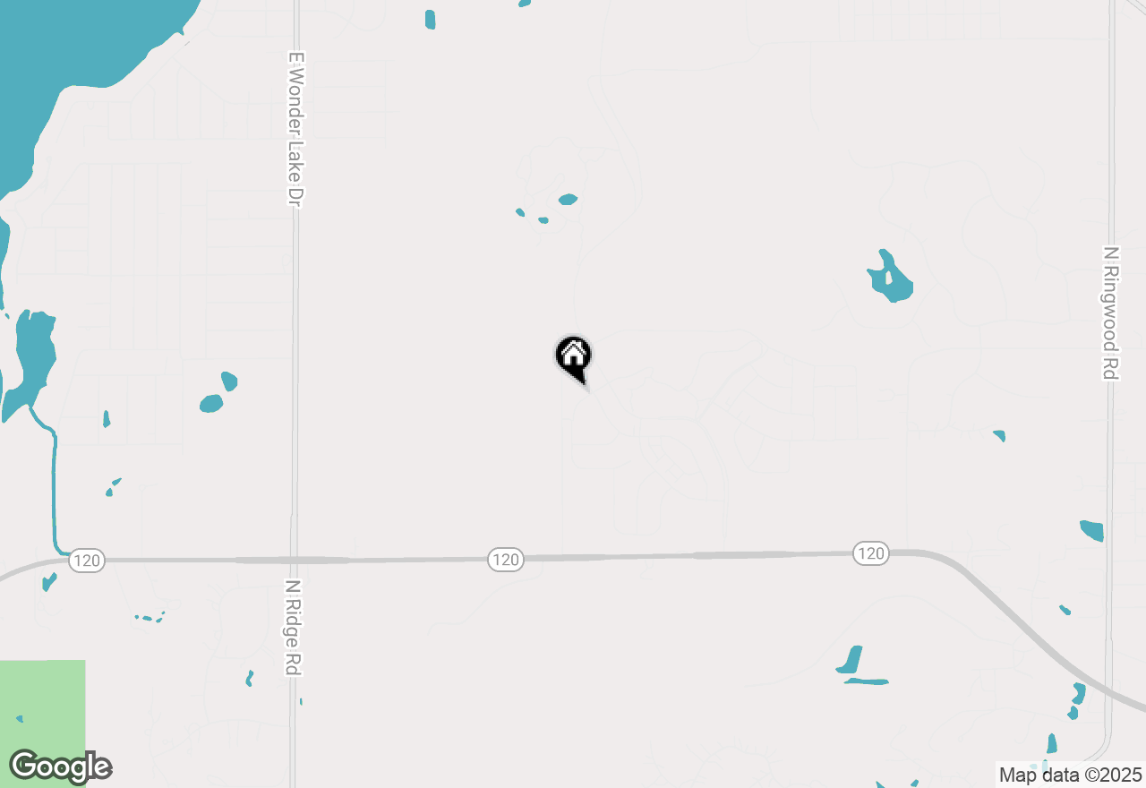 Map of 2281 Cobble Springs Drive, Wonder Lake, IL 60097