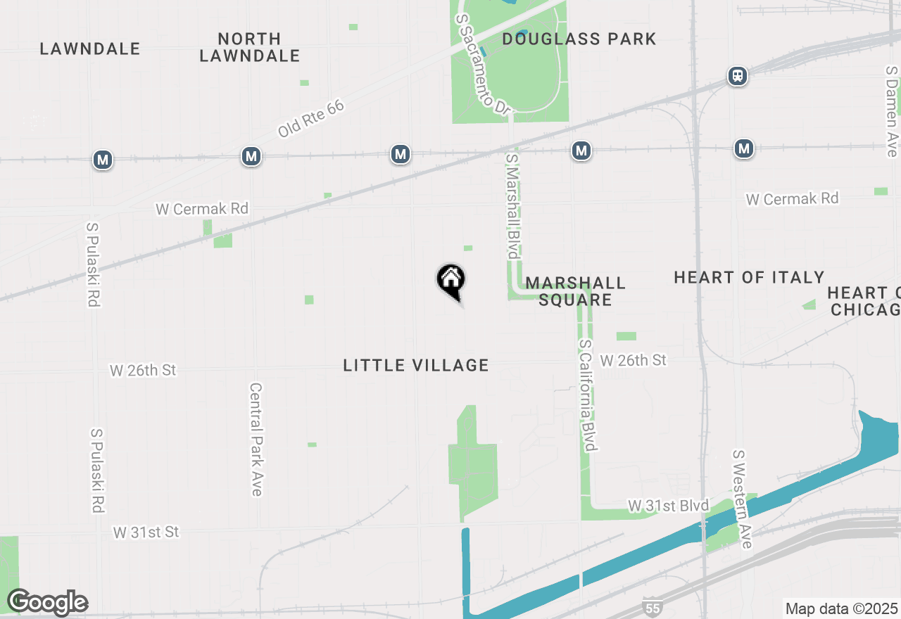Map of 2436 S Albany Avenue, Chicago, IL 60623