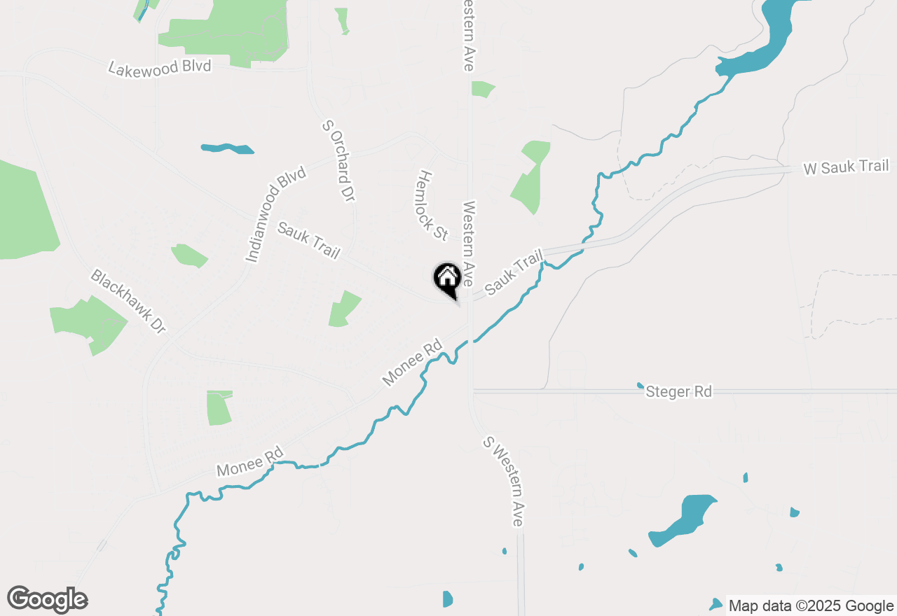 Map of 300 Osage Street, Park Forest, IL 60466