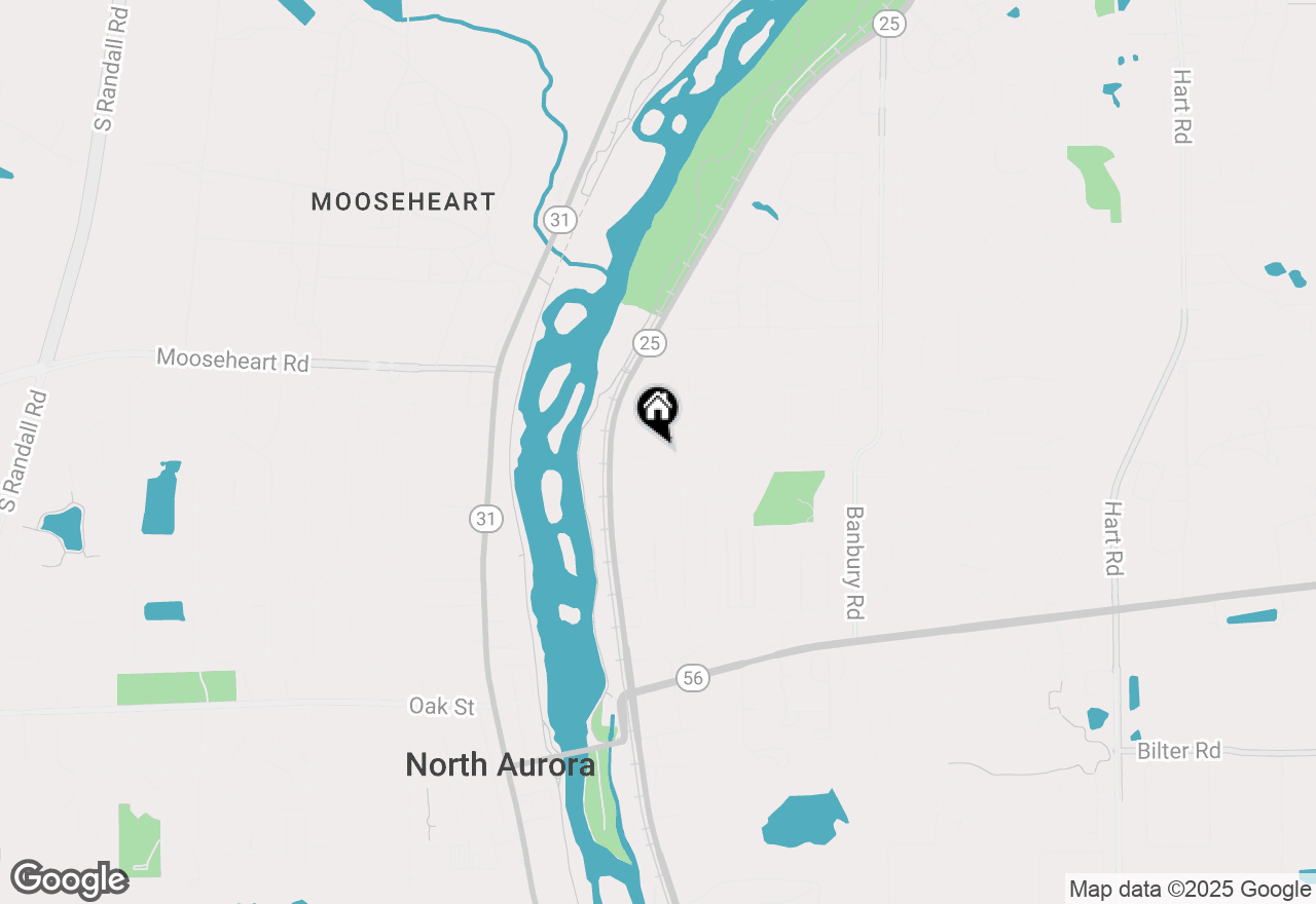 Map of 113 April Lane, North Aurora, IL 60542