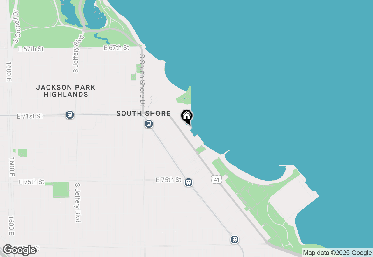 Map of 2666 E 73rd Street #8E, Chicago, IL 60649