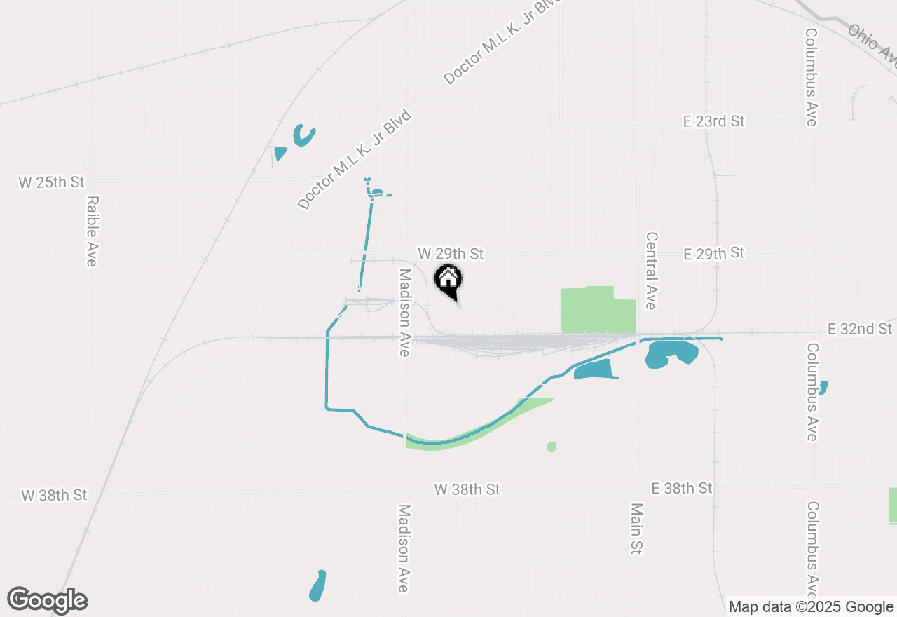 Map of 3121 Sherman Street, Anderson, IN 46016