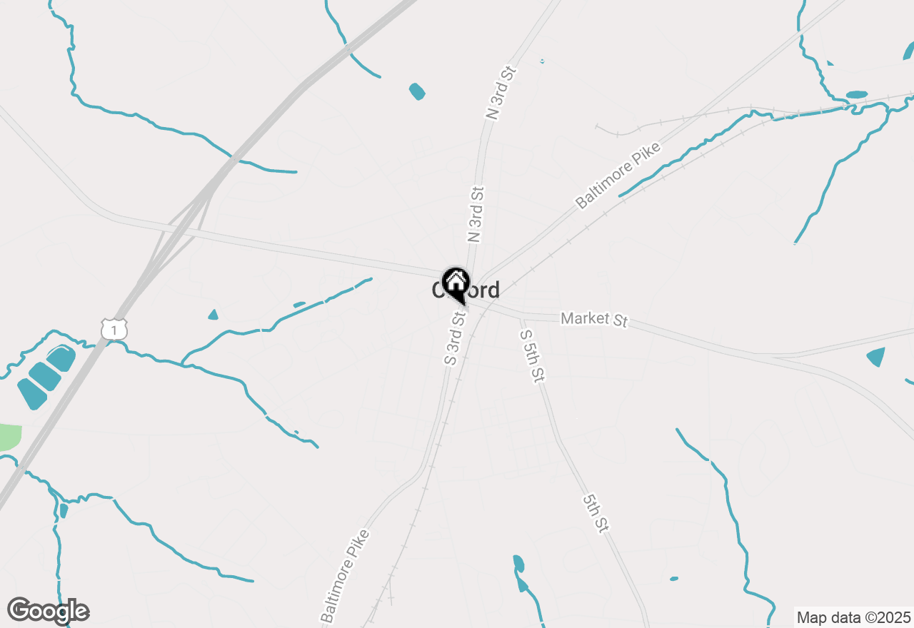 Map of 24 S 3rd Street #103, Oxford, PA 19363