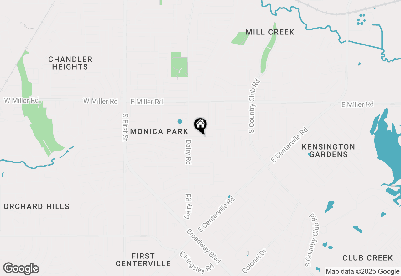 Map of 825 E Daugherty Drive, Garland, TX 75041