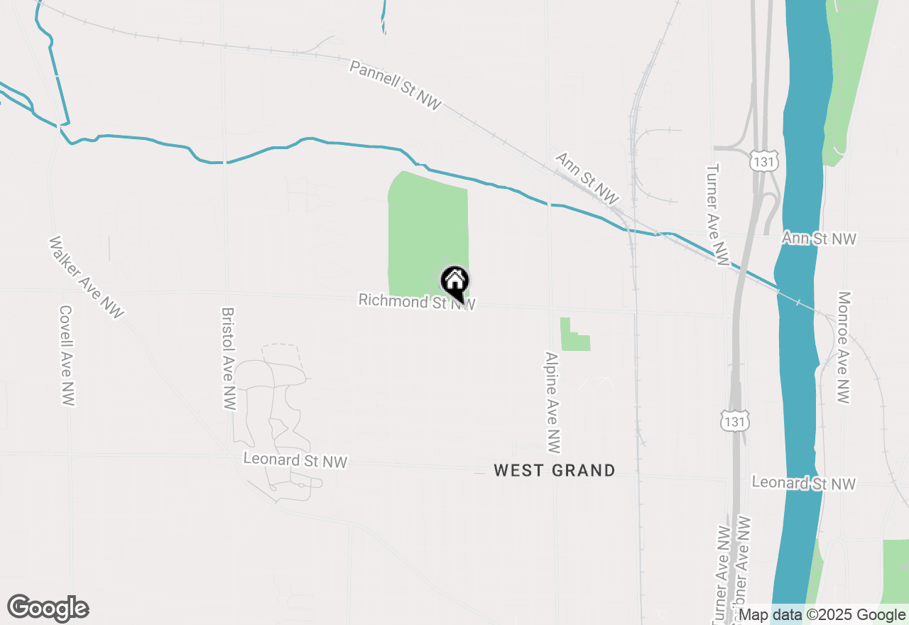 Map of 1550 Pine Avenue Nw, Grand Rapids, MI 49504