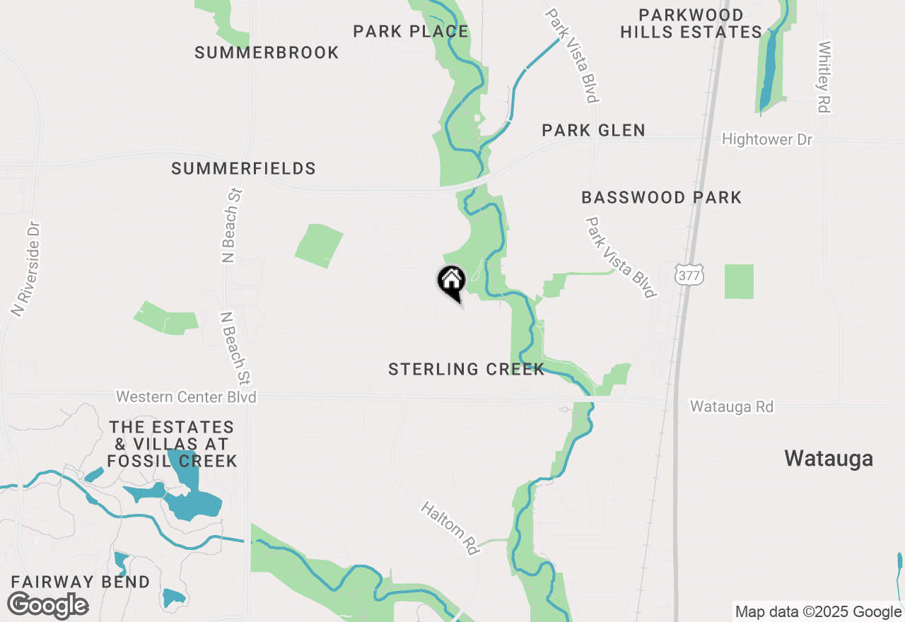 Map of 6921 Chaco Trail, Fort Worth, TX 76137