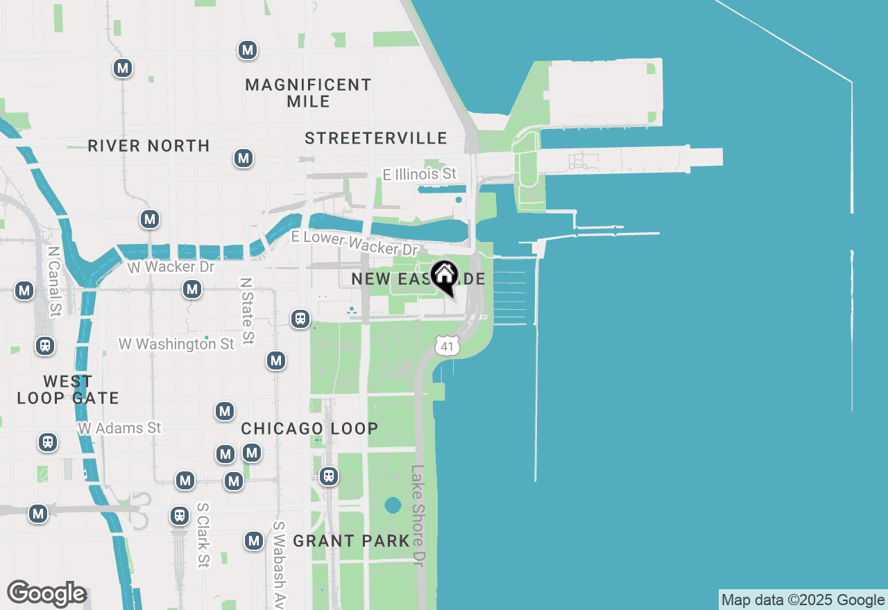Map of 211 N Harbor Drive #1504, Chicago, IL 60601