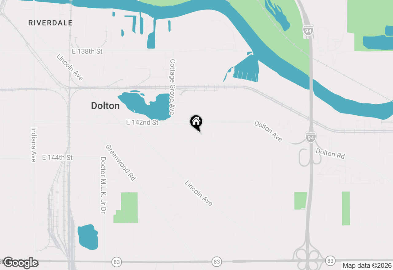 Map of 14234 Ingleside Avenue, Dolton, IL 60419