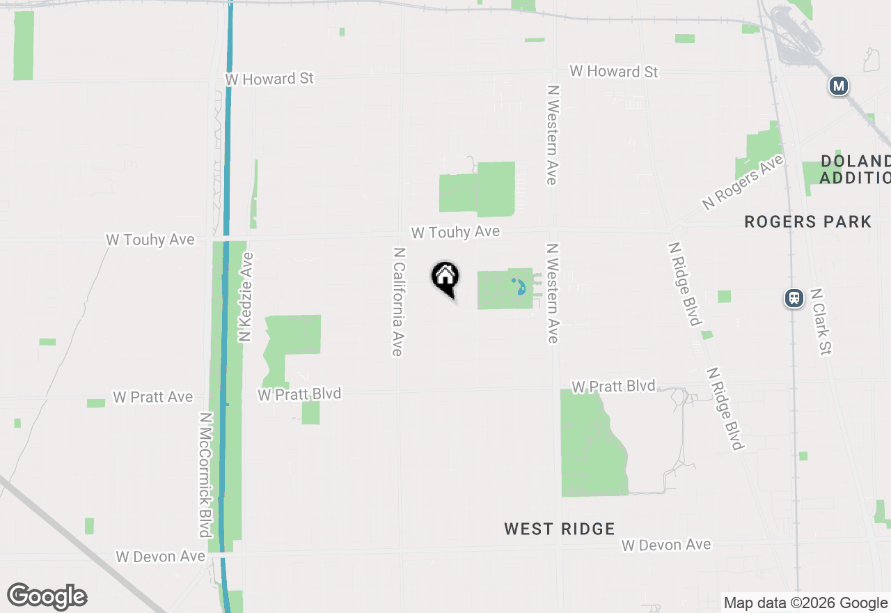 Map of 2648 W Lunt Avenue #3, Chicago, IL 60645