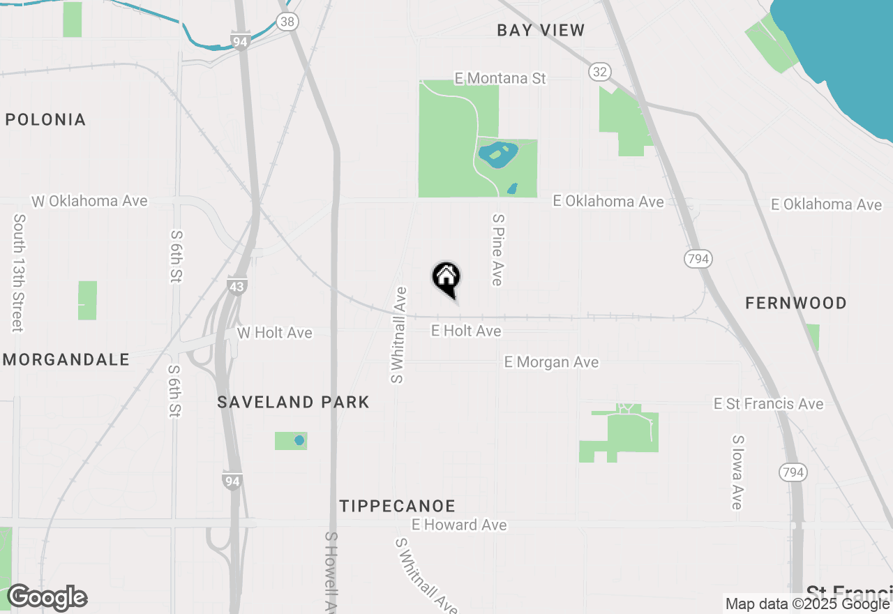 Map of 3352 S Adams Ave, Milwaukee, WI 53207