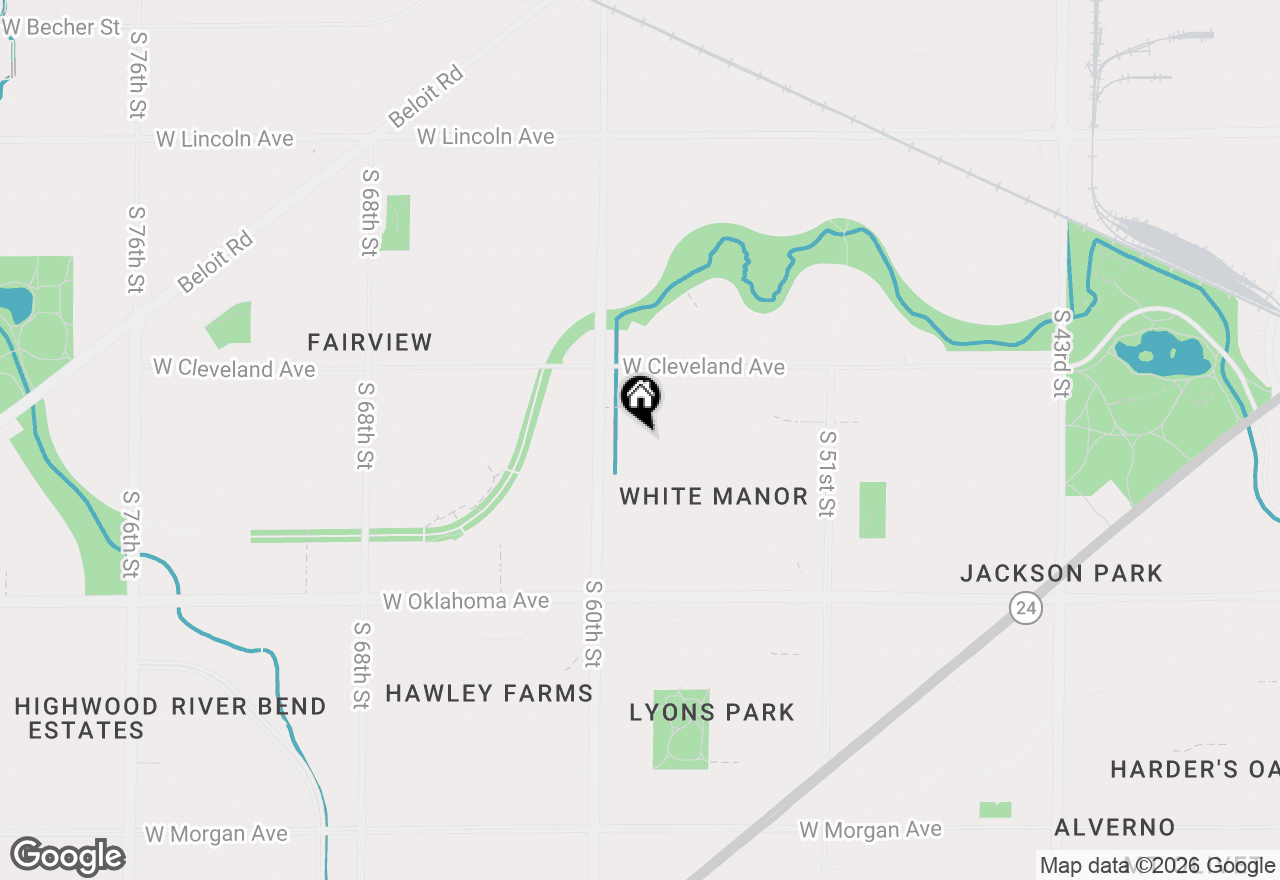 Map of 2792 S 58th St, Milwaukee, WI 53219
