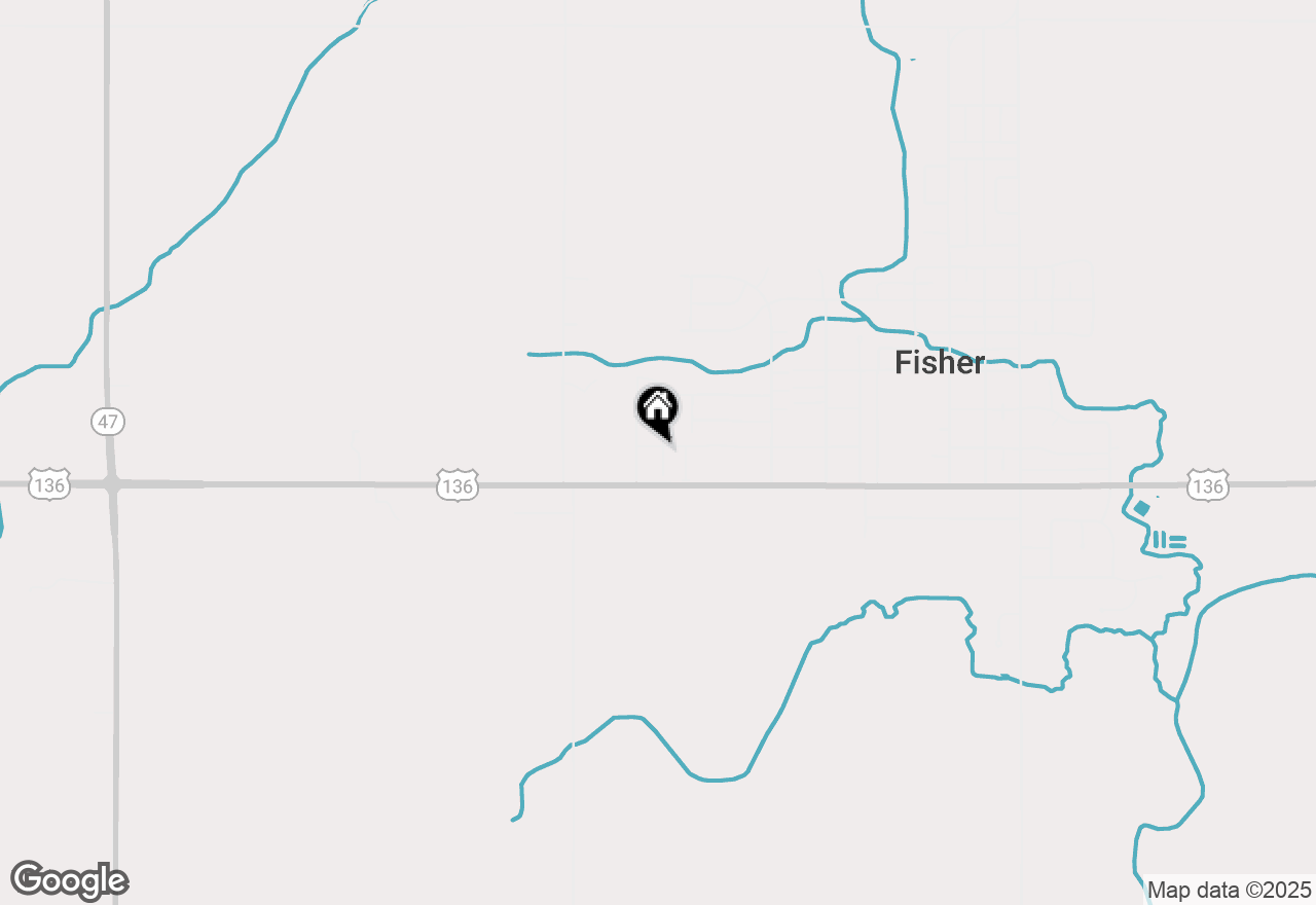 Map of 601 Jerin Drive, Fisher, IL 61843