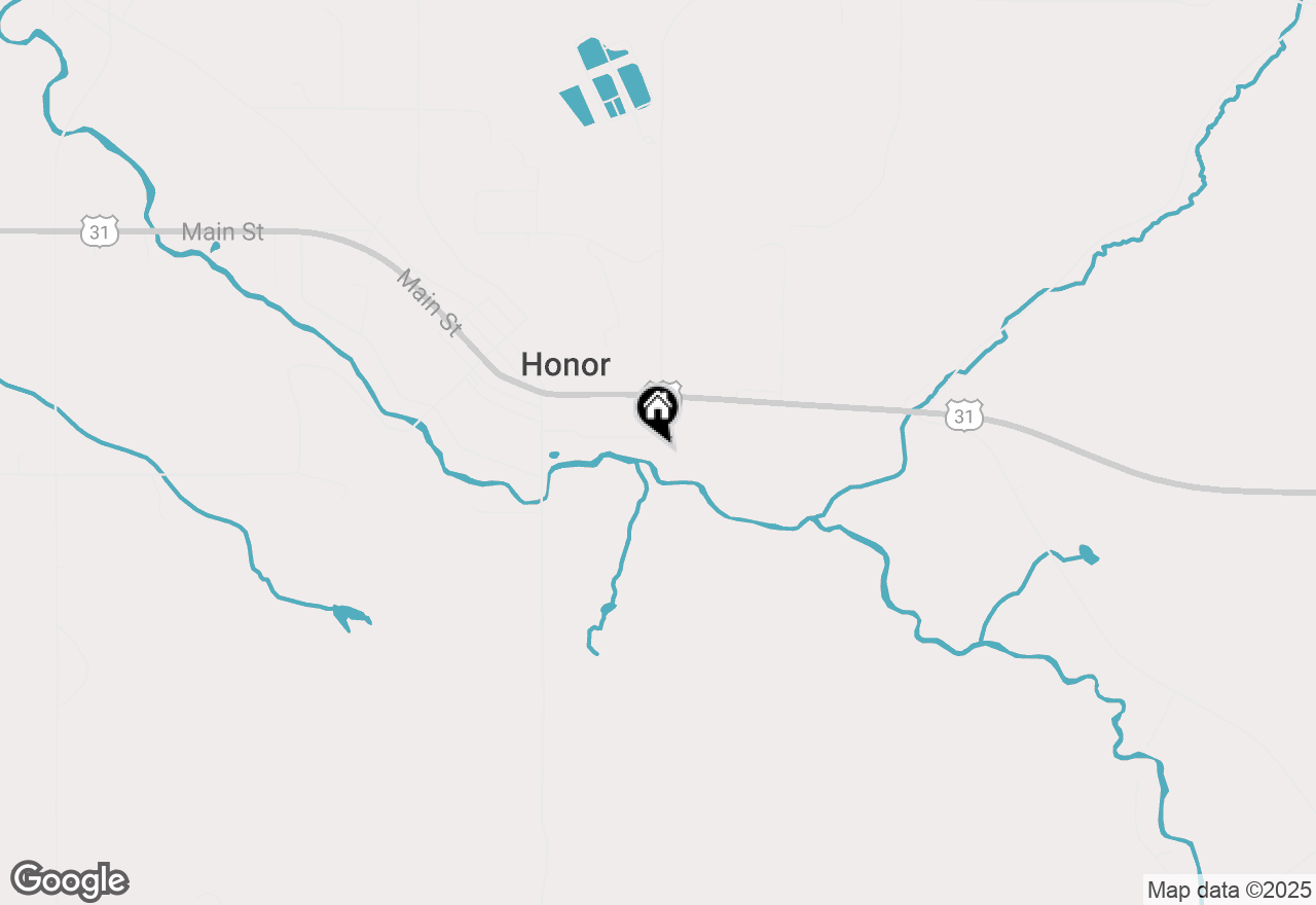 Map of 11241 Somers Lane, Honor, MI 49640