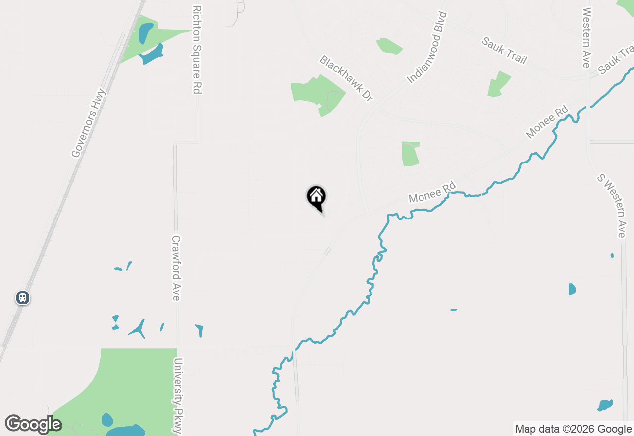 Map of 235 Tampa Street, Park Forest, IL 60466