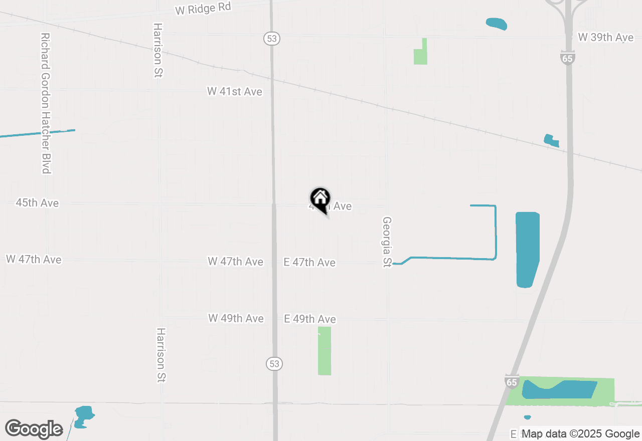 Map of 4549 Pennsylvania Street, Gary, IN 46409