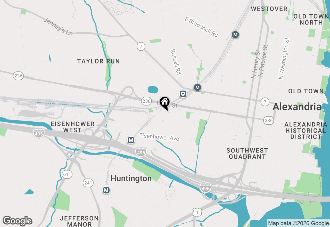 Map of 2121 Jamieson Avenue #1611, Alexandria, VA 22314