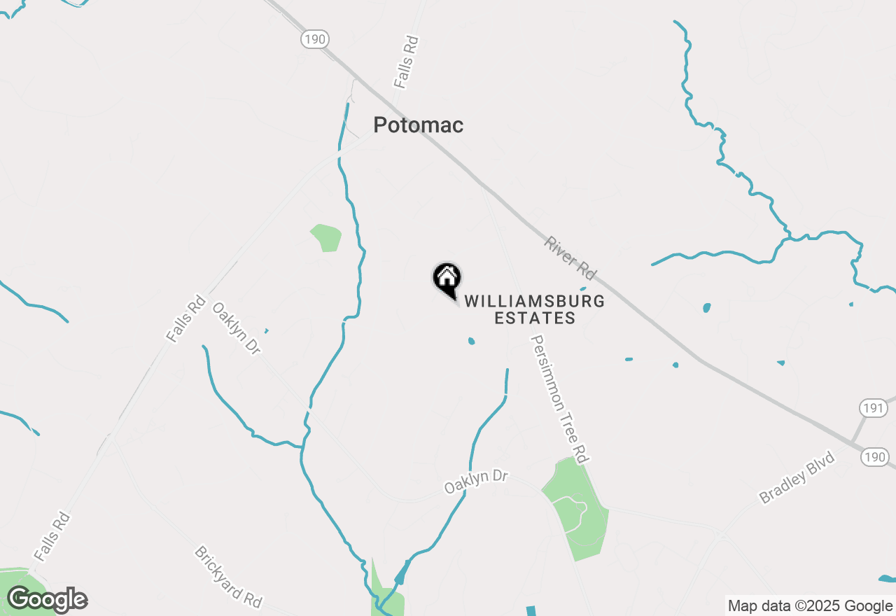 Map of 9923 Logan Drive, Potomac, MD 20854